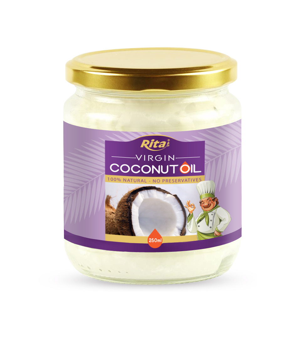 250ml الاتحاد زيت جوز الهند طبيعي 100٪